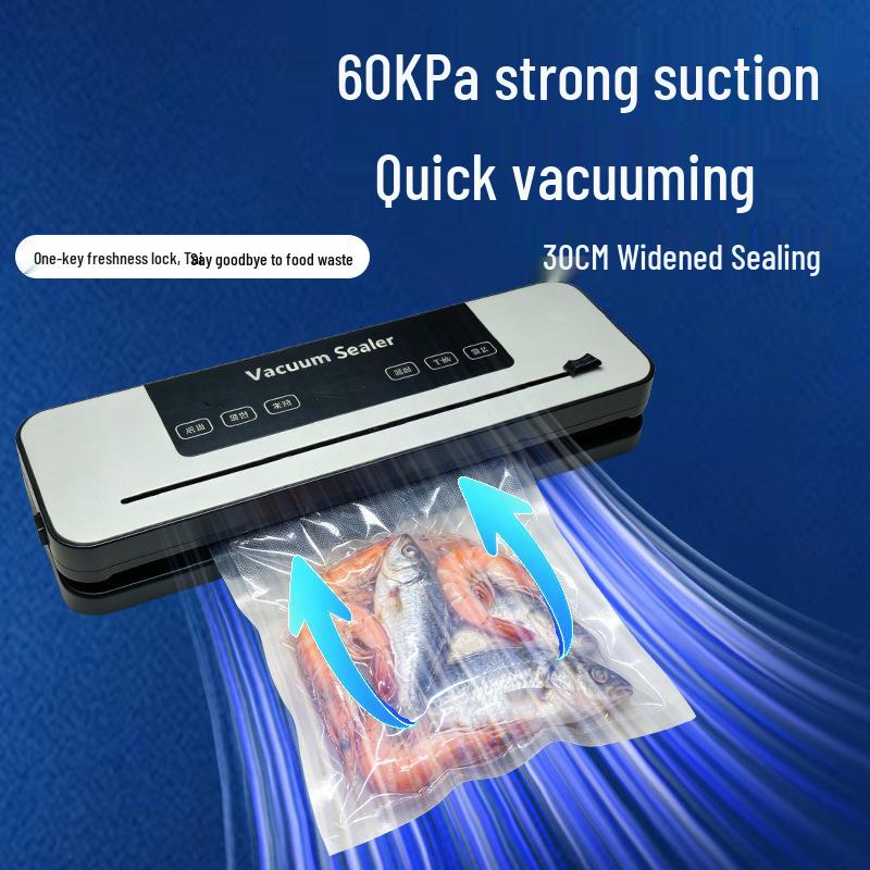 Dual-Use Dry & Wet Vacuum Sealer Machine for Home Kitchen