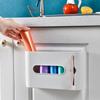 Large Capacity Trash Bags Storage Box Wall Mounted Plastic Container  for Bathroom Kitchen