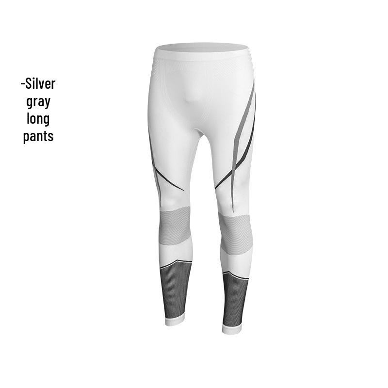 

Осенне-зимний компрессионный лыжный костюм с влагоотводящим эффектом, быстросохнущий, дышащий и теплый для занятий спортом на открытом воздухе M