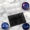 6 Cavity Blueberry Mousse Cake Mold Heat Resistant French Pastry Mold  Chocolate