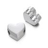 5 pezzi/Lotto Perline CCB Colorate a Forma di Cuore con Foro Grande Distanziatori Perline Sfuse per Braccialetti Collane Accessori per la Creazione di Gioielli