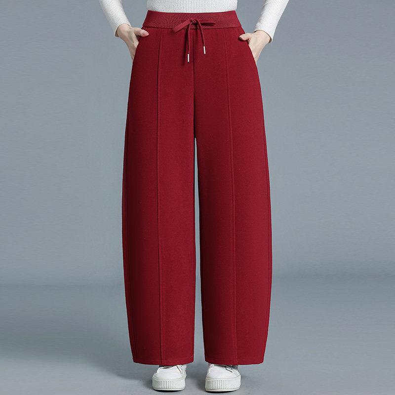 

2026 Spring Mother s Day Elastic Waist Loose-Fit Scythe Pants for Middle-Aged & Elderly Women 4XL (145-160 jin)