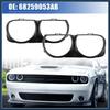 1 Pair Front Headlight Lamp Bezel Trim LH RH Car Headlight Bezel 68259053AB 68259053AA for Dodge Challenger 2015-2023 Stylish Design