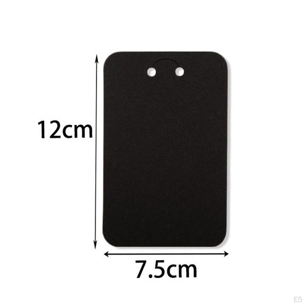 100 Pcs Keychain Display Cards with Self Seal Bags, Jewelry Packaging Supplies for Earrings,