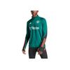 Adidas 2023-24 Manchester United Profesjonalny Trening Wygodna Koszulka Piłkarska z Długim Rękawem Męska topy Leśna Zieleń IQ1529