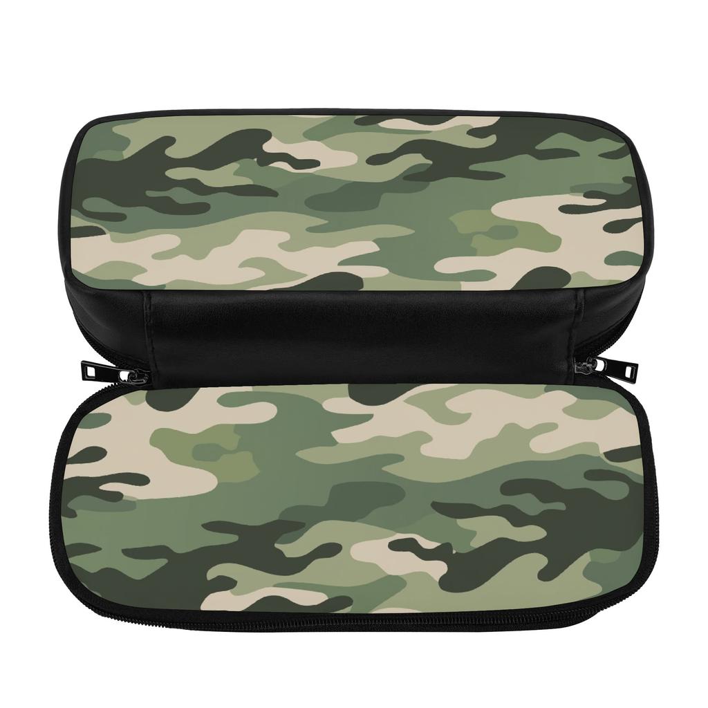 PU Leather School Supply Case with Protective Firm Shape for Daily Study and Commuting for Work and Study Essentials