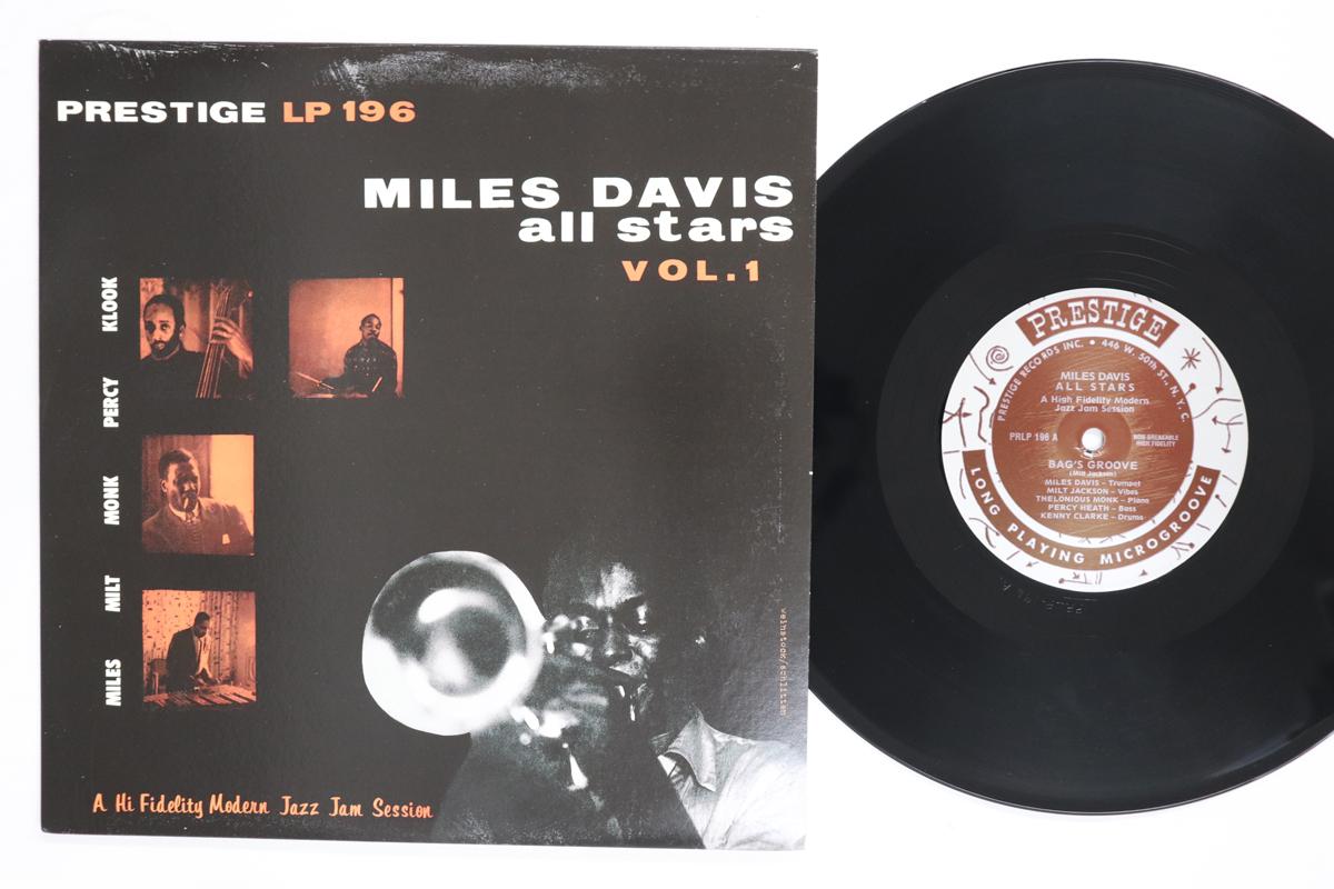 10-дюймовая пластинка MILES DAVIS Miles Davis All Stars Vol. 1 PRLP196 PRESTIGE US Jazz Б/у