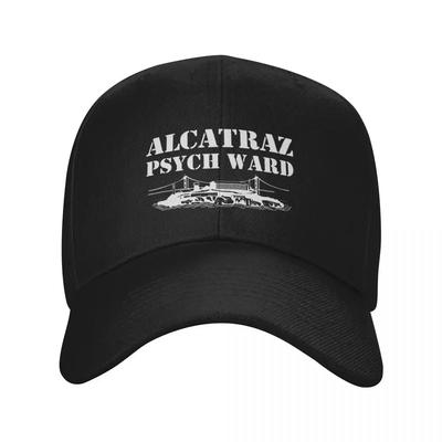 Alcatraz Psych Ward Baseballová čepice Vintage klobouk Baseballová čepice UV ochrana Solární klobouk Luxusní pánský klobouk Dámská plážová móda Pánská