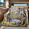Vintage Life Gilded Grand 58Th Birthday Rv Customize Your Name Blanket Comfortable Soft Lightweight Allseason Multipurpose Blanket For Travel Camping