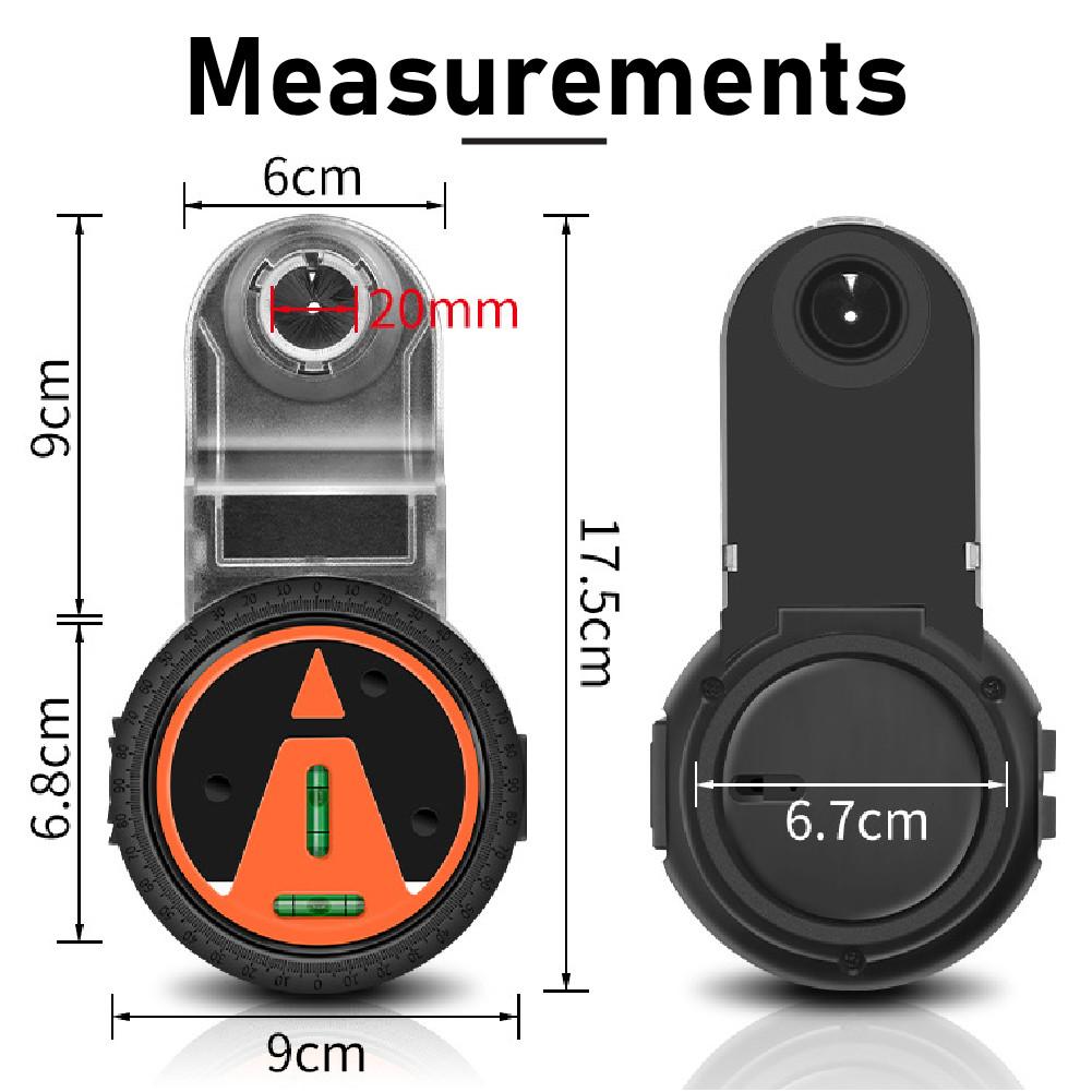 Лазерный нивелир 2 в 1, инструмент для удаления пыли при сверлении, съемный электрический настенный пылесос для сбора пыли с дрели.