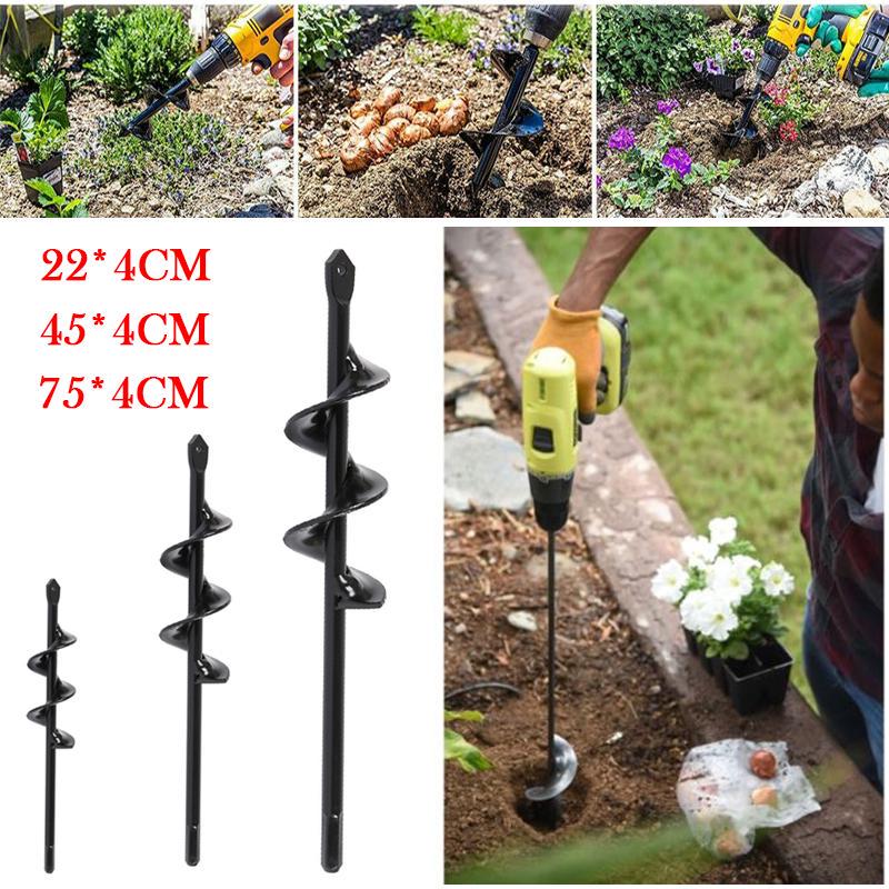 

Садовый шнек Roto Planter Спиральное сверло Насадка для луковиц Растение Подставка для грядок 45*4cm