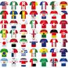 Football Jersey Flag Design 15x15cm Football Themed Banner Single-sided Printed for Garden Bar Club Living Room Public Viewing