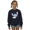 Lilo & Stitch Girls Reading Lying Down Sweatshirt