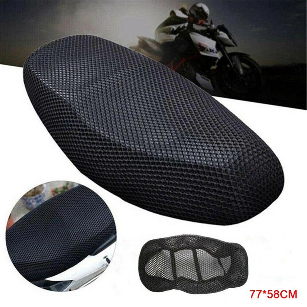 Universal Motorcycle Seat Cover Breathable Seat Cushion Pad Honeycomb Design Heat Insulation Seat Cover Motorcycle Accessory