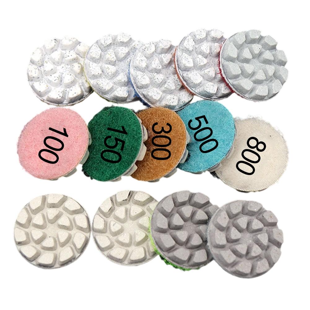 10PCS 25mm Wet Dry Polishing Pad Grinding Disc 100/150/300/500/800# For Jade Jadeite Stone Polishing Electric Grinder