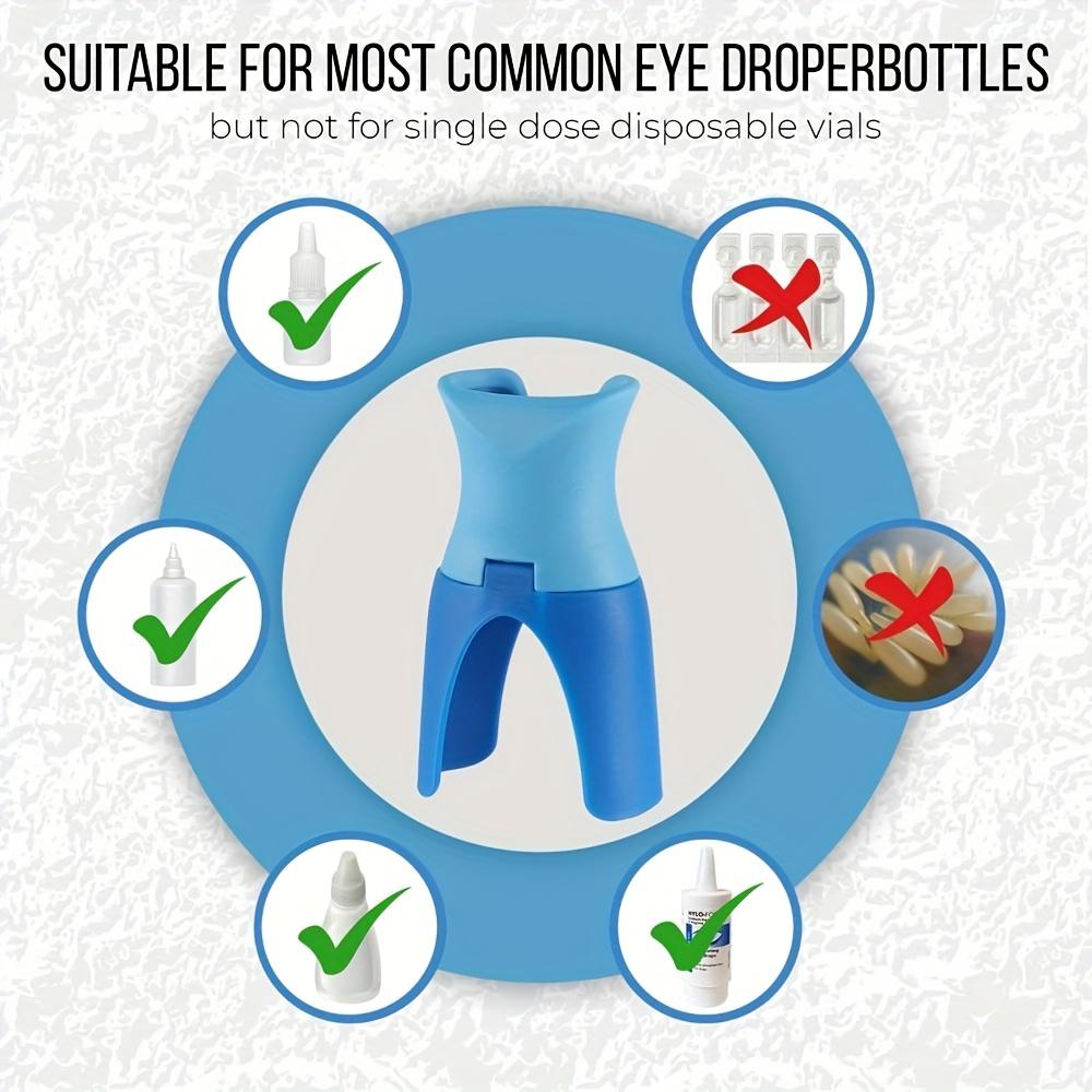 Convenient and User-Friendly Portable Eye Drop Container - Safe for Skin, Can Be Used Multiple Times,Appropriate for All Ages, Compatible
