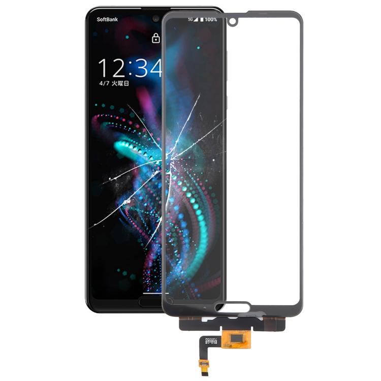 

Для сенсорной панели Sharp Aquos R5G (черный) чёрный