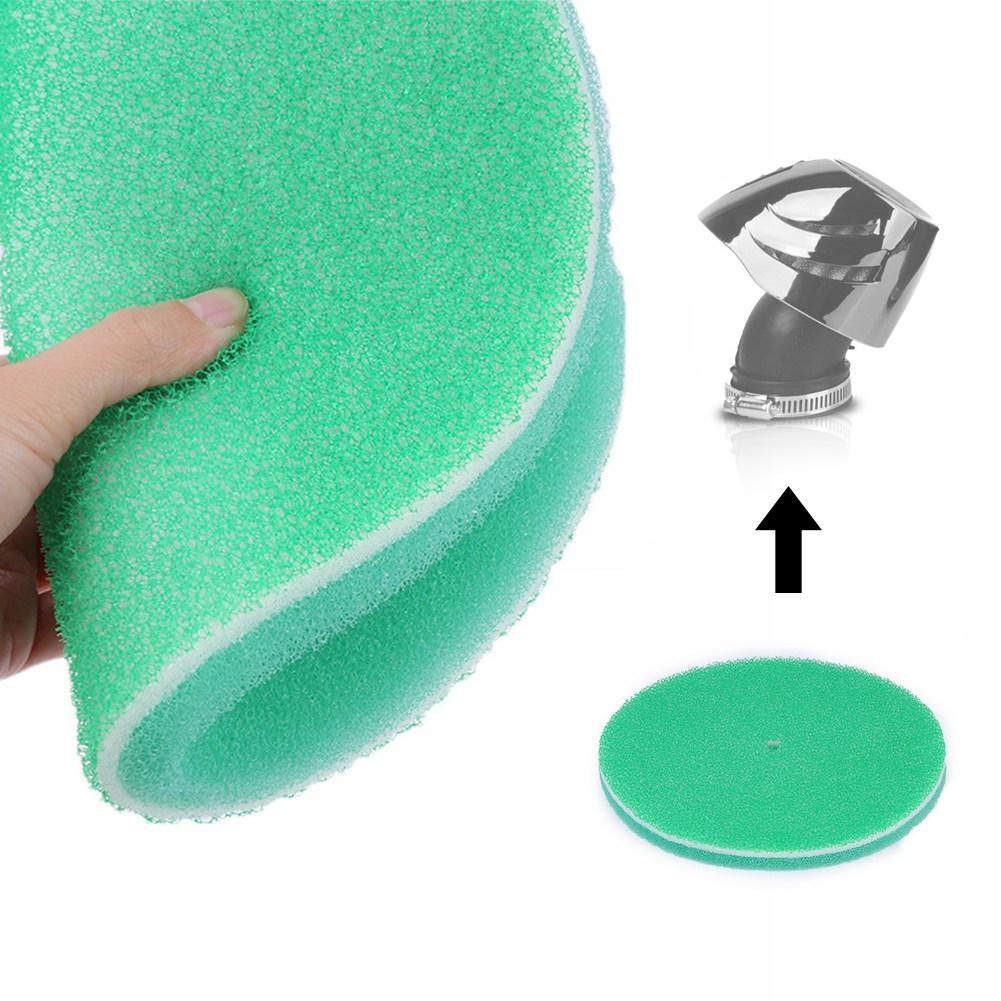 20 * 250mm Burete de Înlocuire Filtru de Aer cu Cap de Ciupercă 3 Straturi Burete Filtru de Aer Verde