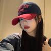 Cotton Baseball Cap Punk Letter Prints Embroidery Patchwork Peaked Hat Girls Outdoor Use Sportss Long Brim Sun Protection Hat Women Hip Hop