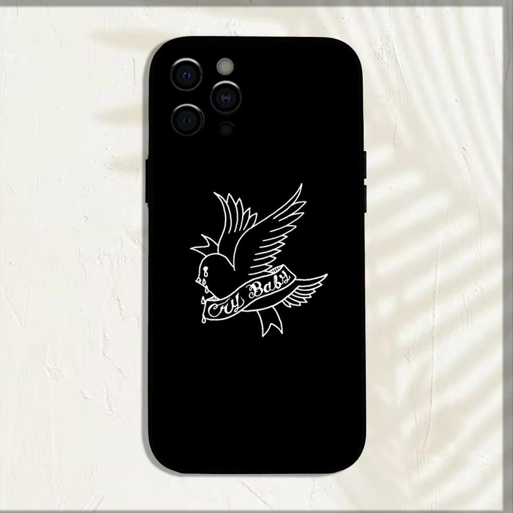 

Чехол для телефона рэпера L-LIL Peep Для iPhone 16,15,14,13,12,11,Pro,X,XS,Max,XR,Plus,Mini Мягкий черный чехол iPhone12PRO