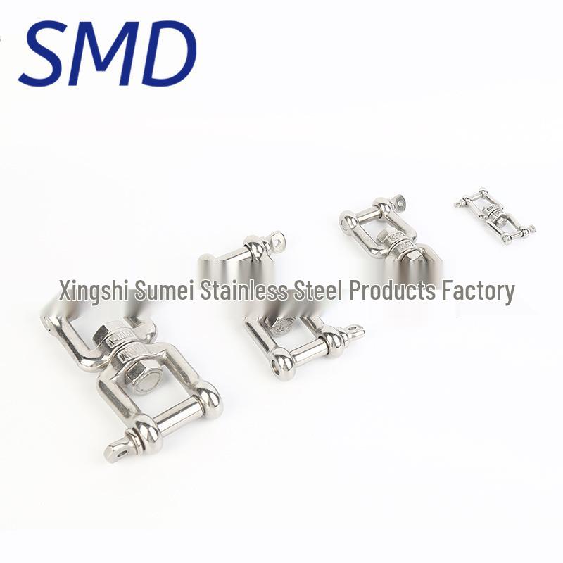 304 Stainless Steel Swivel Chain Link Buckle Shackle M4