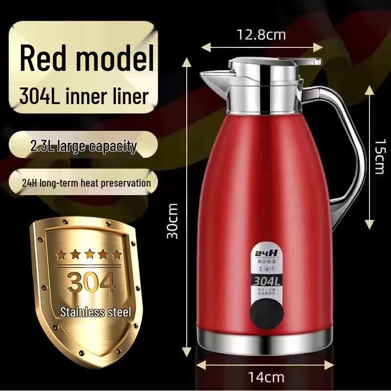 Large Capacity 304 Stainless Steel Thermos Flask for Home, Restaurant, Hotel, or Tea House