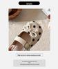 Fairy Style Polka Dot Ballet Sandals for Girls - Trendy Summer Bowknot Closed-Toe Shoes