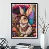 Rabbit Elf Diamond Painting New 2024 Animal Mushrooms Diy Full Square Round Drill Rhinestone Embroidery Mosaic Cross Stitch Kits Wall Decor