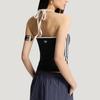 adidas Originals OG Sportliches Bequemes Modisches Enganliegendes Neckholder-Tanktop Damen Oberteile KT-3049