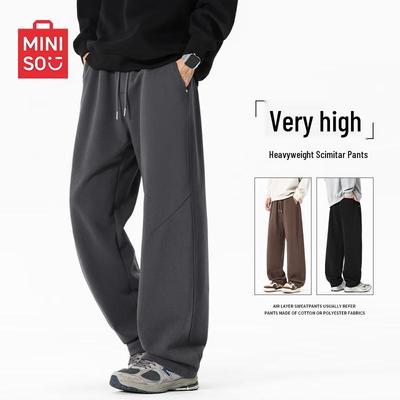 Herren Japanischer Stil Gebogenes Messer Schwergewichtige Freizeithose
