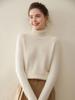 2025 Fall/Winter Women's High Neck Soft Five-Needle Thick Cashmere Sweater Base Layer