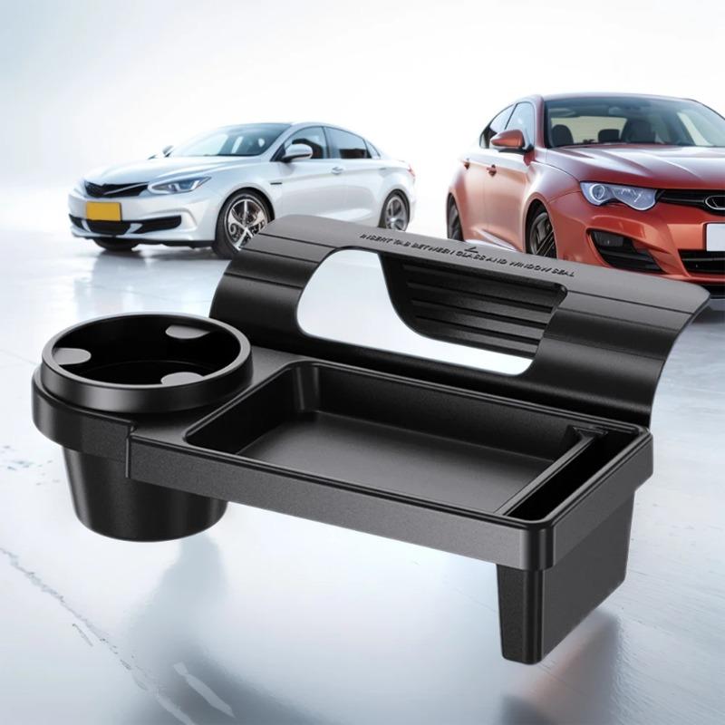 Side Door Window Phone Slot Hanging Organizer Car Organizer Box with Cup Drink Holder Car Side Door Storage Box Auto Accessories