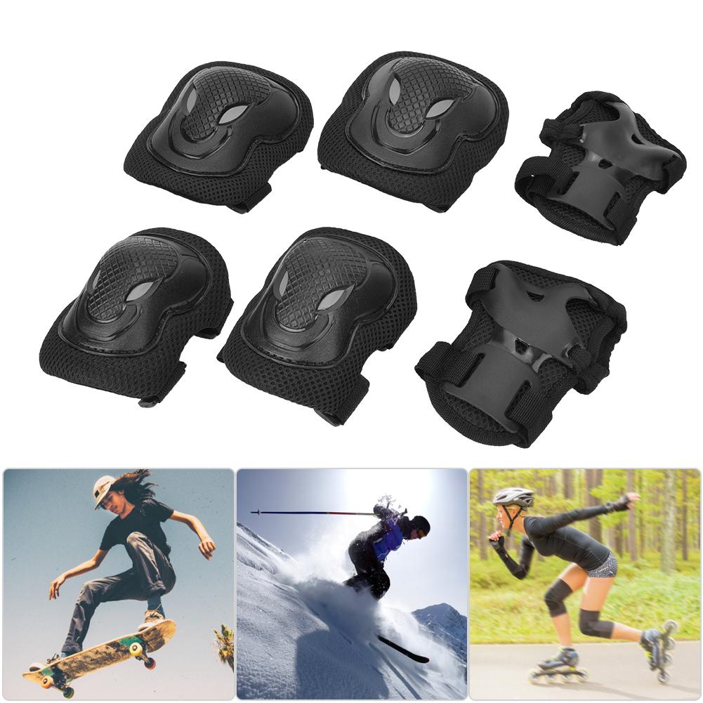 Thickened Roller Skate Protection Gear Set Knee Pads Elbow Pads Gloves for Adult