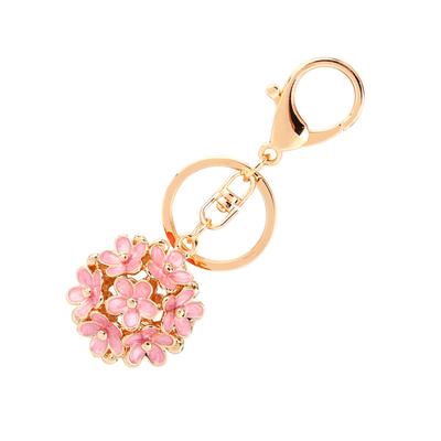 Милий Кристал Страз Квітка Брелок Брелок Шарм Підвіска Сумка Гаманець Автомобіль Подарунок