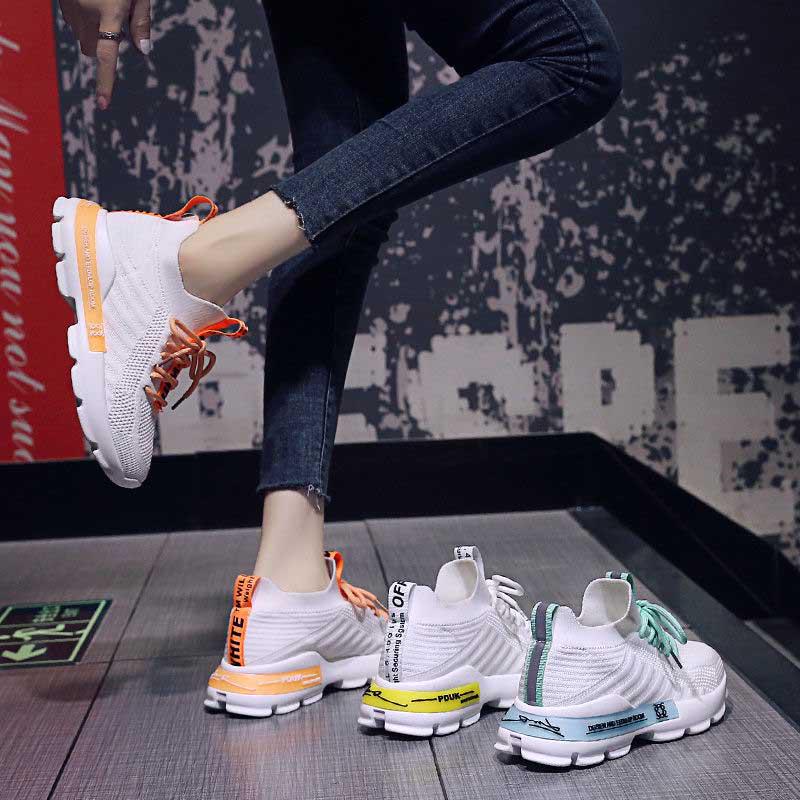 Plus Size 36-41 Summer Women Sneakers Estudiantes Zapatillas de baloncesto  transpirables para correr a prueba de golpes Zapatillas blancas  antideslizantes comprar a buen precio — entrega gratuita, reseñas reales  con fotos — Joom