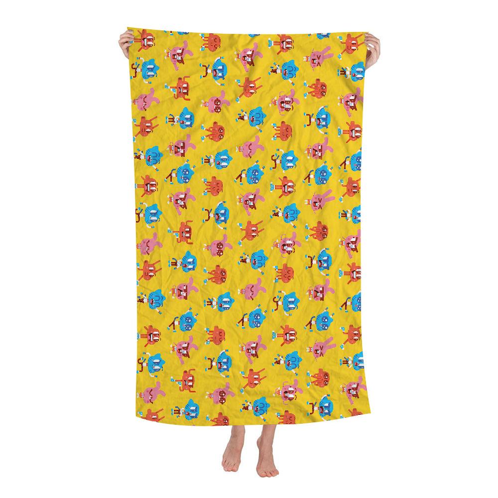 The-Amazing World G-Gumball Towel Microfiber Beach Towel Absorbent Quick Dry Soft Yoga Swimming Resort Mountain Climbing Towel