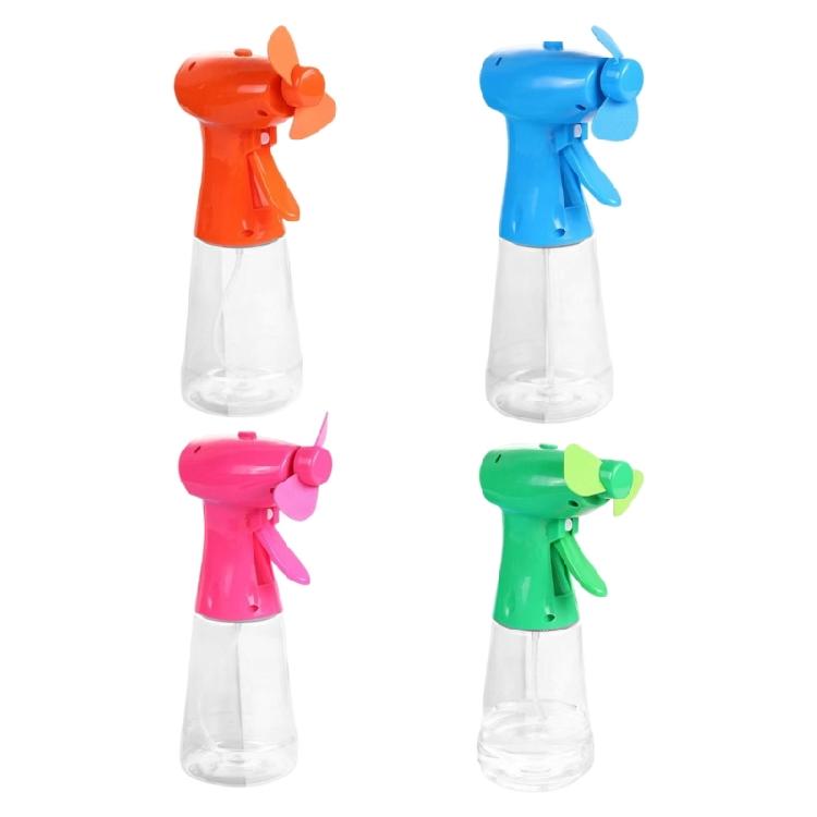 

4Pcs Handheld Mist Humidifying Cooling Fan Portable Manual Sprayer Cooling Fan for Outdoor Cycling Camping Beach 1