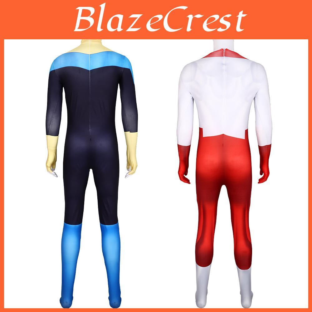 Invincible Hero Unisex Cosplay Outfit Comfortable Polyester Spandex Bodysuit For All Ages