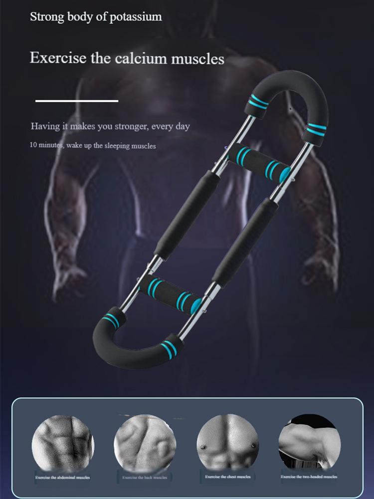 Hand Strength Grip Trainer 3 Adjustable Level Forearm Strength Exerciser Multi-Function Twister Arm Exerciser for Arm Chest Back