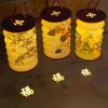 Hanging Chinese Paper Lantern Projected Handheld Lanterns Decorative Flower Lamp  Spring Festival