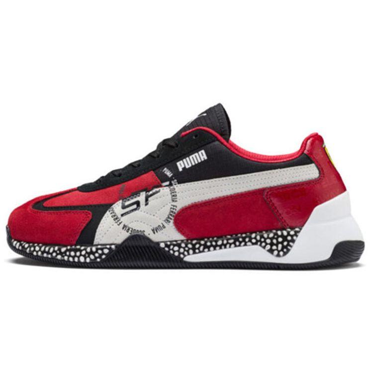 

PUMA Scuderia Ferrari Speed Hybrid Mens Sneakers Black White Red 306395-02 EU 40.5