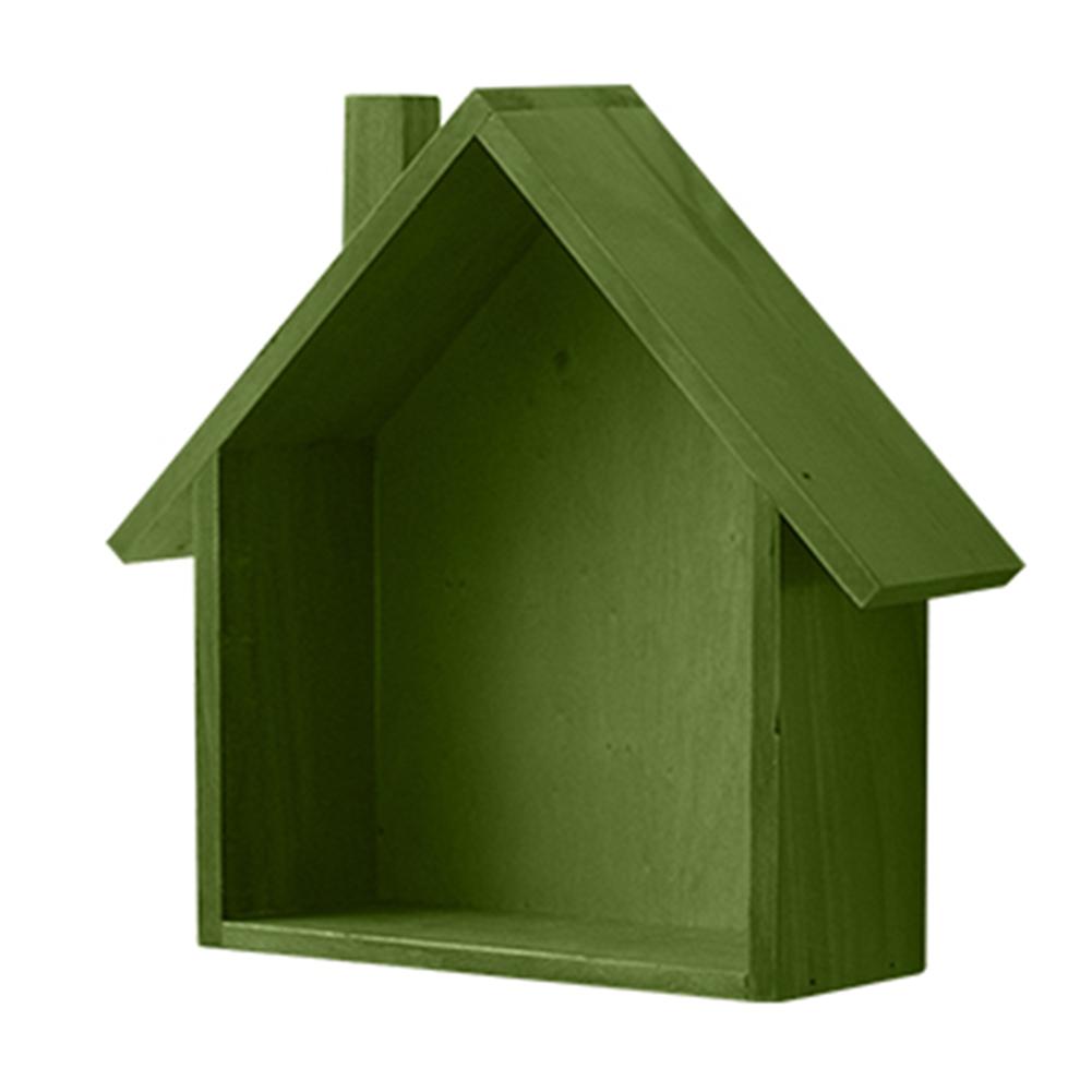 Nostalgic Wall Shelf Retro Wall Decoration Wooden House Shelf