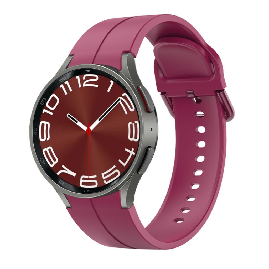 Silicone Band for Samsung Galaxy Watch 7/6/5/4 44mm 40mm/5 Pro 45mm Bracelet Galaxy Watch 4/6 Classic 47mm 43mm 46mm 42mm Strap