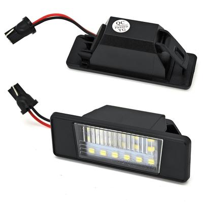 2 τεμ. Φώτα πινακίδας LED 650lm Συμβατά με Fiat, Mercedes, Nissan, Peugeot, Citroen, Toyota, VW, 12V Off-Road