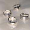 neateun Crescent silver ring (M)