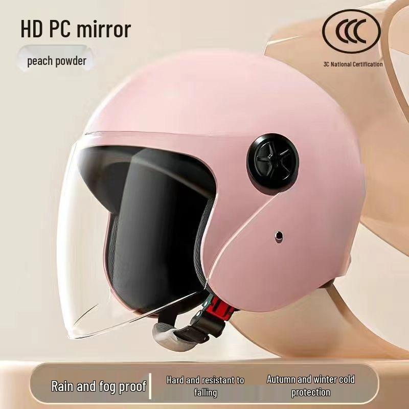 High-Quality National Standard Certified Unisex Electric Vehicle Helmet - Winter-Ready, Windproof, Warm, and Safe for Motorcyclists