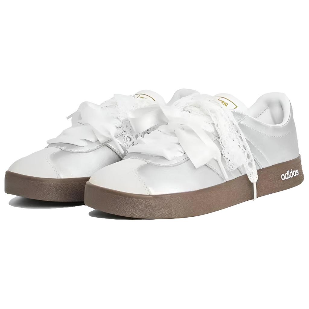 Adidas VL COURT 2.0 Galaxy Artificial Leather Lightweight Breathable Low top Skateboard Shoes Women's ID6015()