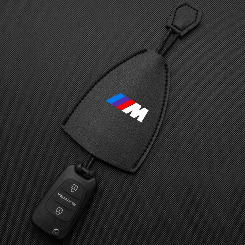 1Pcs M LOGO Car Key Protection Shell Bag Car Key Case Cover Car Keychain For BMW X6 X1 X2 X3 X4 X5 X7 E46 E39 E90 E36 E60 E34 E30 F30 E71 F10 F10