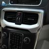 For Volvo V40 Interior Console Air Conditioning Outlet Decorative Cover Trim Stainless Steel Car Accessories Styling