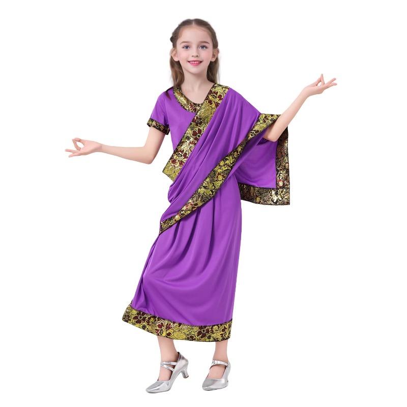 Children, Indian Girls, Cosplay, Princess Costume, Dance Party, Stage Performance, Game, Cosplay, Costumes
